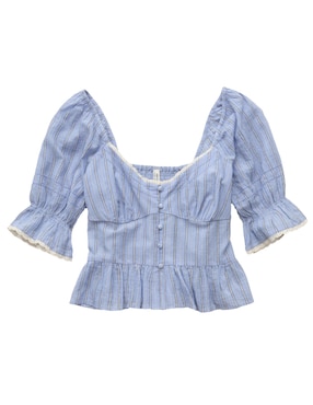 Blusa American Eagle manga corta para mujer