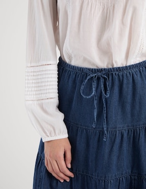Blusa American Eagle manga larga para mujer