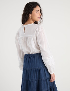 Blusa American Eagle manga larga para mujer