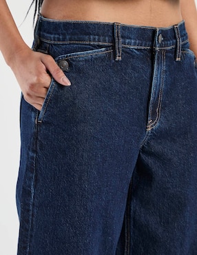 Jeans amplio American Eagle cintura para mujer