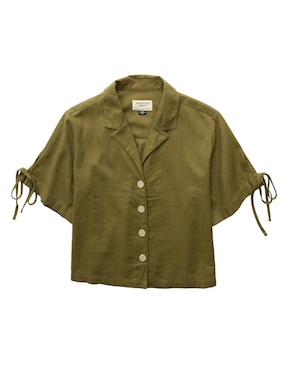 Blusa American Eagle manga corta para mujer