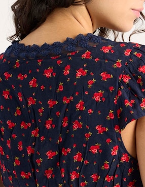 Blusa American Eagle manga corta para mujer