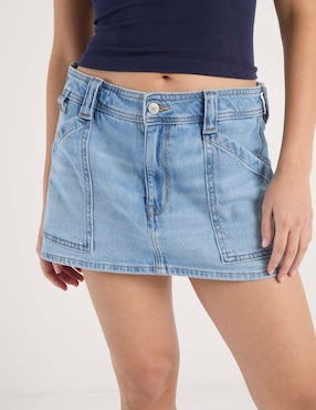 Falda short mini American Eagle a la cintura