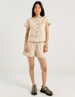 Short Coffee Bean para mujer