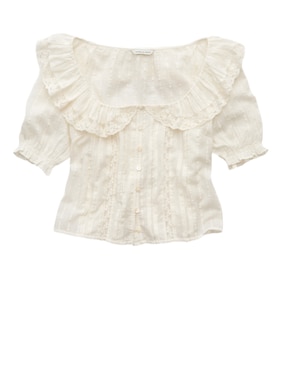 Blusa American Eagle manga corta para mujer