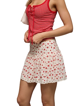 Falda American Eagle con pretina