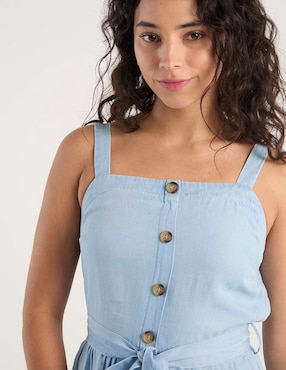 Vestido midi casual Coffee Bean para mujer