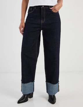 Jeans wide leg cintura That's It para mujer
