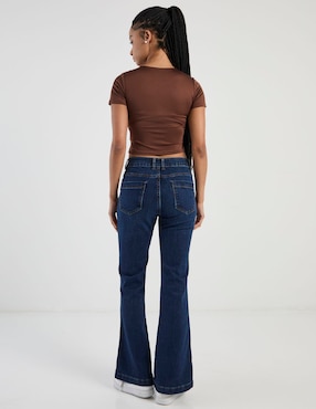 Jeans acampanado cintura That's It para mujer