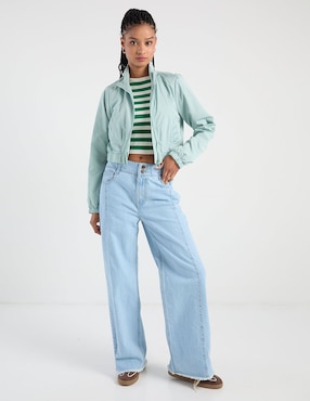 Jeans relaxed wide leg cintura baja That's It para mujer