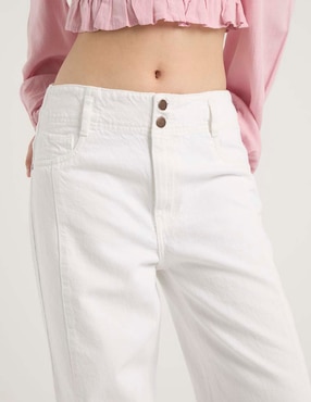 Jeans amplio cintura baja That's It para mujer