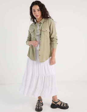 Falda midi That's It a la cintura