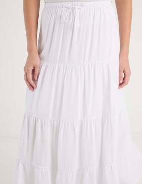 Falda midi That's It a la cintura