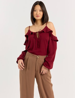 Blusa Salsa manga larga para mujer