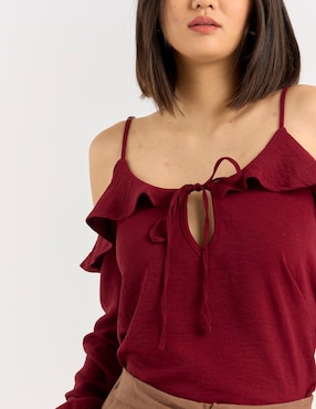 Blusa Salsa manga larga para mujer