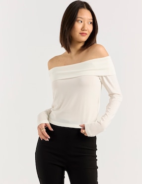 Blusa Salsa manga larga para mujer