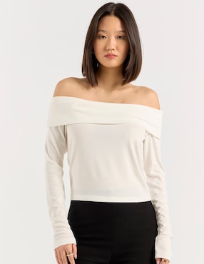 Blusa Salsa manga larga para mujer
