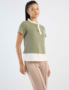 Suéter Salsa cuello redondo para mujer