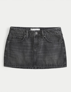 Falda mini Hollister a la cintura