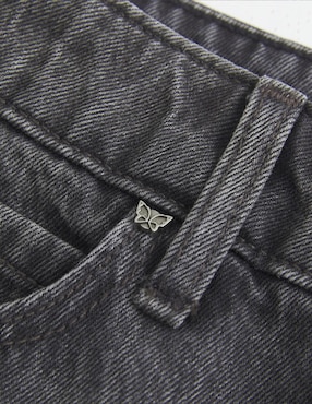 Falda mini Hollister a la cintura