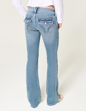 Jeans bota Hollister para mujer