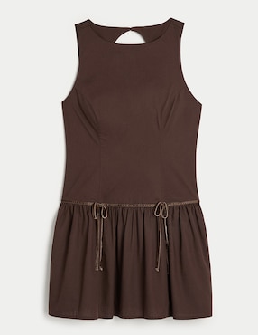 Vestido corto casual Hollister para mujer
