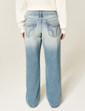 Jeans baggy Hollister para mujer