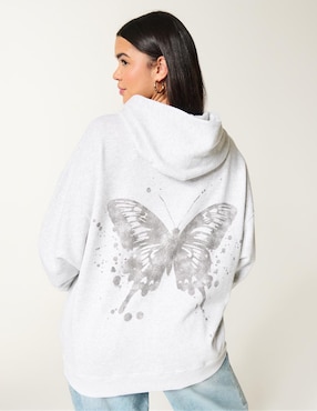 Sudadera con capucha y bolsa Hollister para mujer