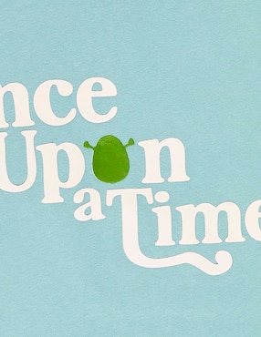Playera manga corta cuello redondo Shrek: Once Upon a Time para mujer