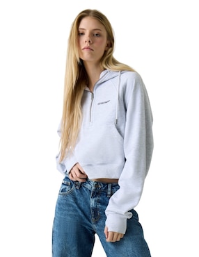 Sudadera con bolsillos Guess Jeans para mujer