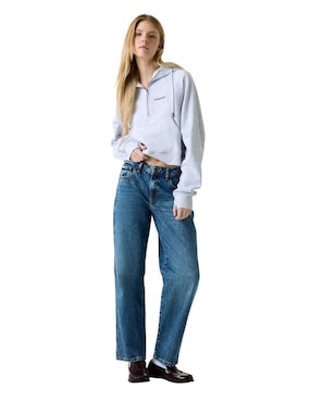 Sudadera con bolsillos Guess Jeans para mujer