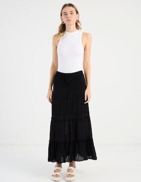 Falda crop Coffee Bean a la cintura