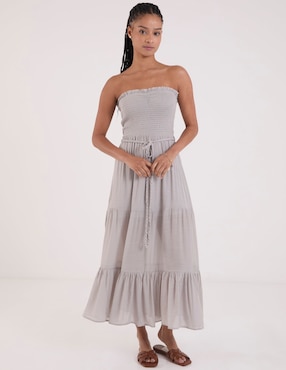 Vestido largo casual Coffee Bean Juniors para mujer