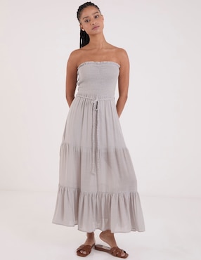 Vestido largo casual Coffee Bean Juniors para mujer