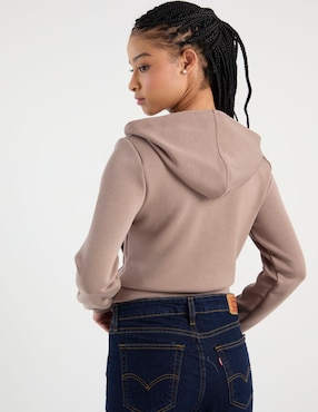 Sudadera con capucha y bolsa coffee bean para mujer