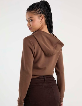 Sudadera con capucha y bolsa coffee bean para mujer