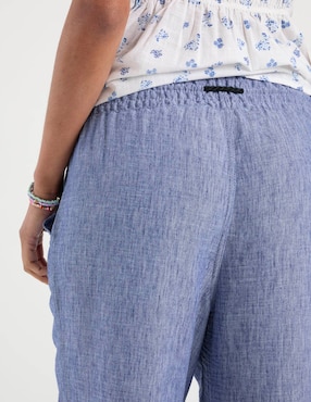 Pantalón pijamero Coffee Bean relajado para mujer