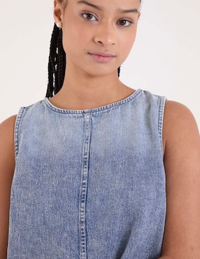 Blusa de tirantes Coffee Bean para mujer