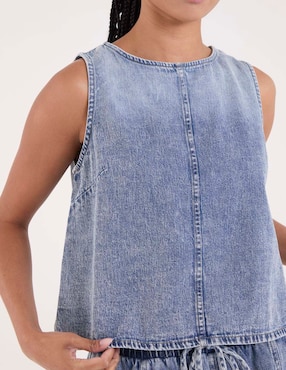Blusa de tirantes Coffee Bean para mujer