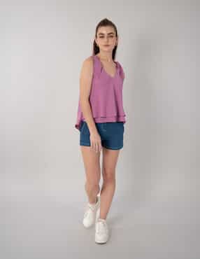 Blusa Salsa sin manga para mujer