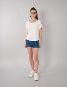 Blusa Salsa manga corta para mujer