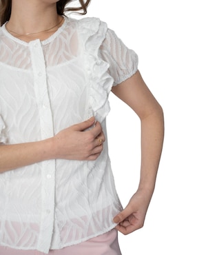 Blusa Salsa manga corta para mujer