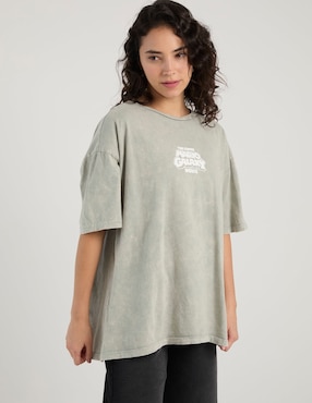 Playera manga corta Super Mario Galaxy Movie cuello redondo para mujer