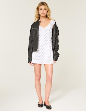 Vestido corto casual Hollister para mujer