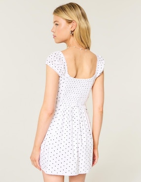 Vestido corto casual Hollister para mujer