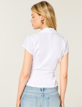 Blusa Hollister manga corta para mujer