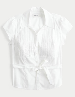 Blusa Hollister manga corta para mujer
