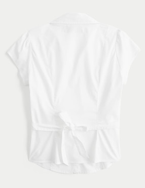 Blusa Hollister manga corta para mujer
