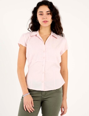 Blusa Hollister manga corta para mujer