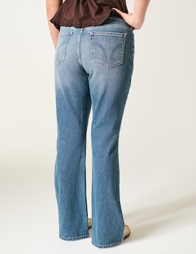 Jeans bota Hollister para mujer